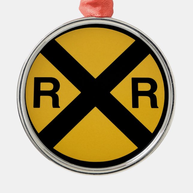 Customizable Railroad Ornament (Front)