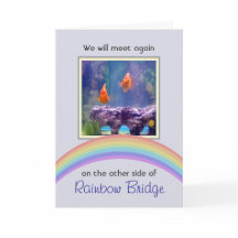 Customizable Rainbow Bridge Pet Memorial