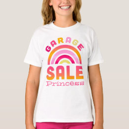Customizable Rainbow Garage Sale Kids T-Shirt