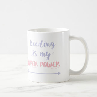 Customizable Reading is my Super Power Coffee Mug