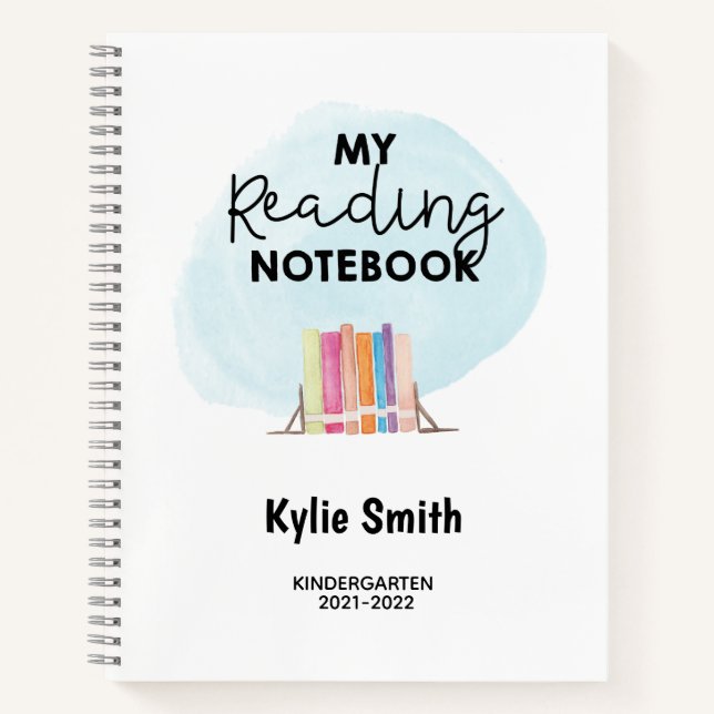 Customizable Reading Notebook (Front)