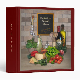 (Customizable) Recipes Binder with your Name