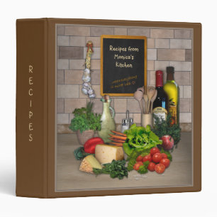 (Customizable) Recipes Binder with your Name
