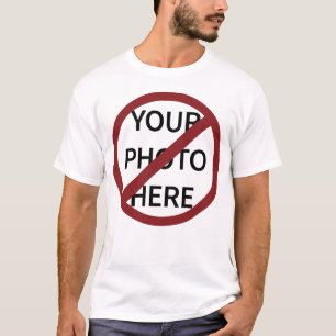 Customizable Red Ban Circle No Symbol T-Shirt