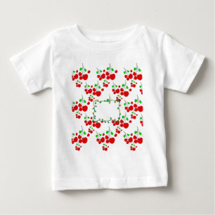 Customizable red cherry pattern accessories LeahG Baby T-Shirt