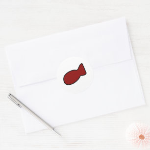 Customizable Red Fish Sticker