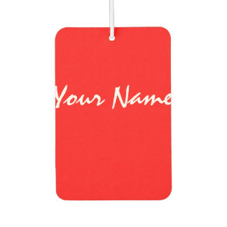 Customizable Red Heart Air Freshener