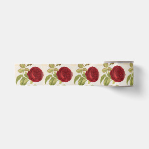 CUSTOMIZABLE RED ROSE Ribbon Satin Ribbon