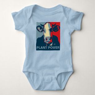 Customizable Red White Blue Pop Art Cow Jumper Baby Bodysuit