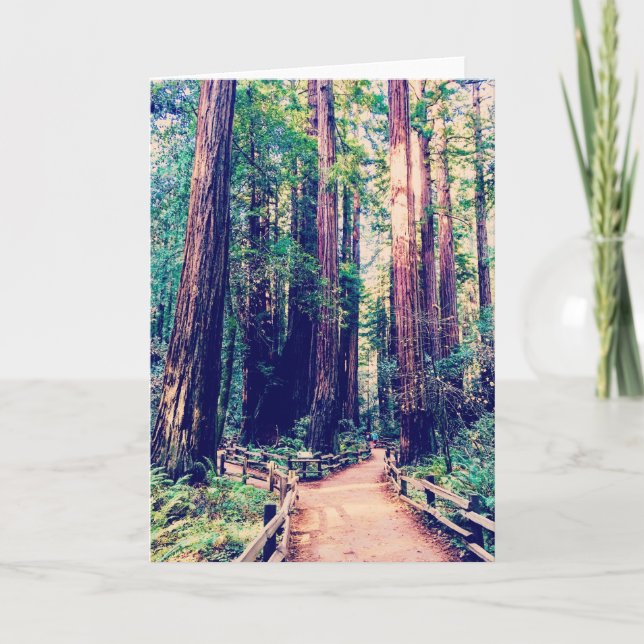Customizable Redwood Card (Front)