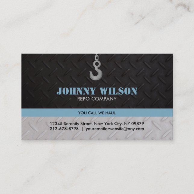 Customizable Repo Business Cards (Front)