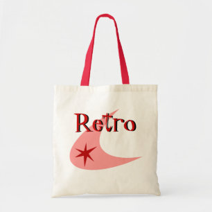 Customizable Retro Boomerang Tote Bag
