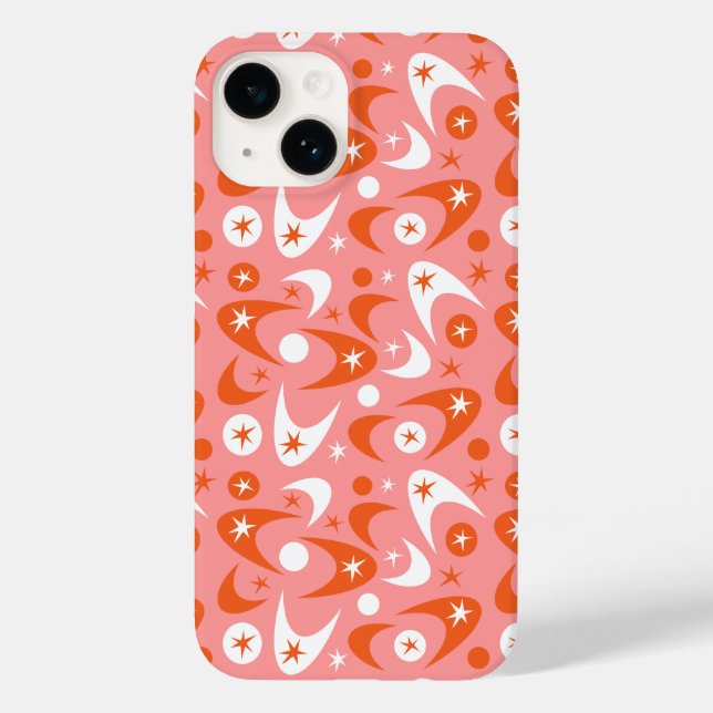 Customizable Retro Boomerangs Case-Mate iPhone Case (Back)