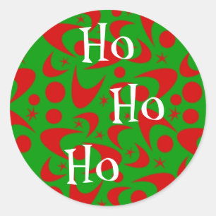 Customizable Retro Boomerangs Classic Round Sticker