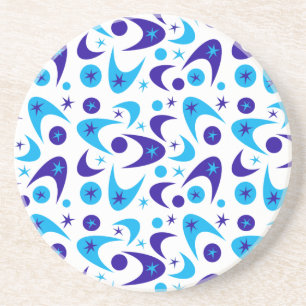 Customizable Retro Boomerangs Coaster
