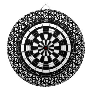 Customizable Retro Boomerangs Dartboard