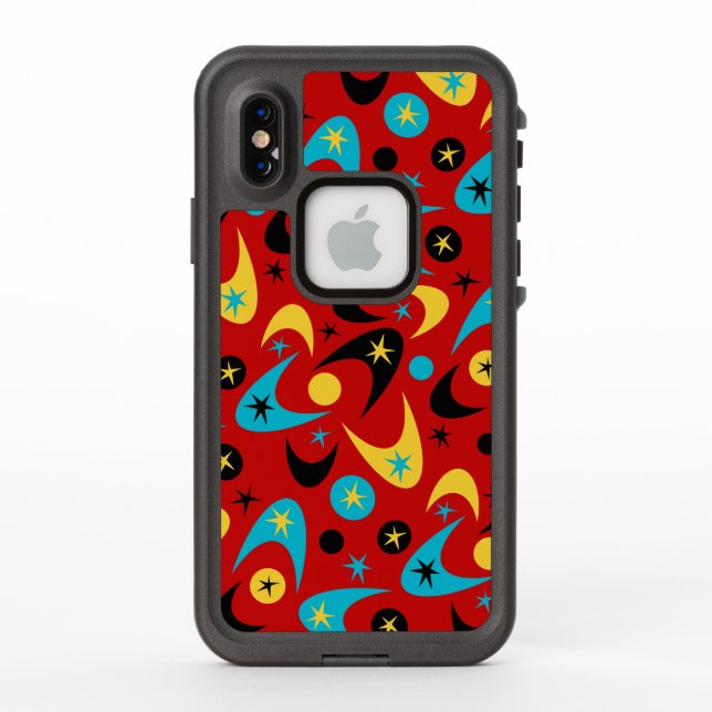 Customizable Retro Boomerangs LifeProof iPhone Case (Back)