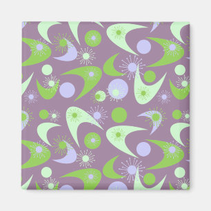 Customizable Retro Boomerangs Magnet