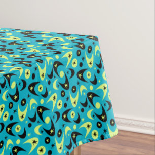 Customizable Retro Boomerangs Tablecloth
