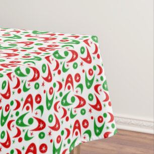 Customizable Retro Boomerangs Tablecloth