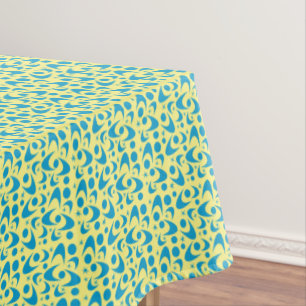 Customizable Retro Boomerangs Tablecloth