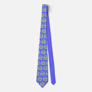 Customizable Retro Donate Life Blue and Green Tie