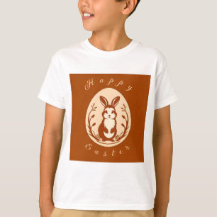 Customizable Retro Easter Bunny. Easter Bunny. T-Shirt