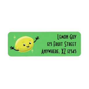 Customizable Retro Lemon Guy