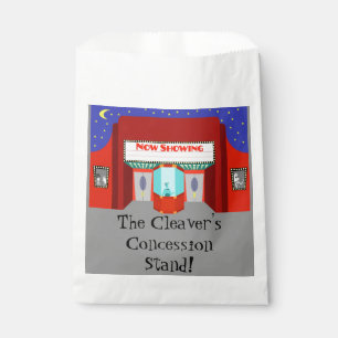 Customizable Retro Movie Theatre Favour Bags