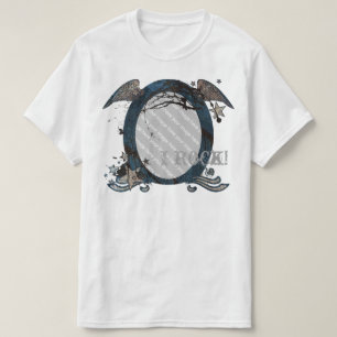 Customizable Retro Rocker Photo T-shirt Steely