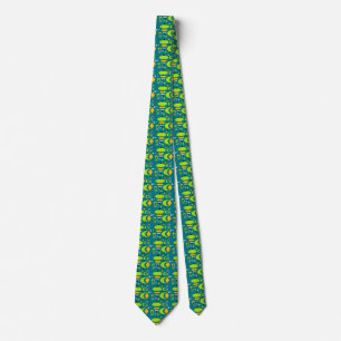 Customizable Retro Shapes Tie