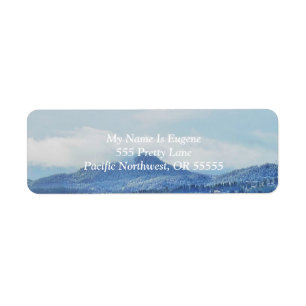 Customizable Return Address Label Eugene, Oregon 