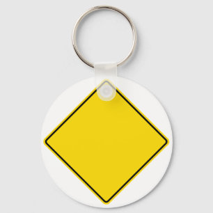 Customizable Road Sign Keychain