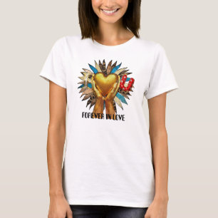 Customizable Romantic Design T-Shirt