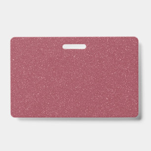 Customizable Rose Gold Glitter Badge