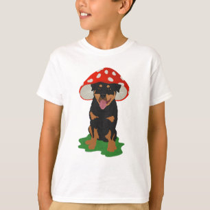 Customizable Rottweiler Mushroom Spring T-Shirt