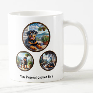 Customizable Rottweiler Puppy Coffee Mug