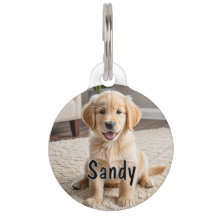 Customizable Round Pet Tag