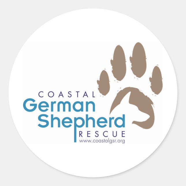 Customizable Round Stickers - Coastal GSR (Front)