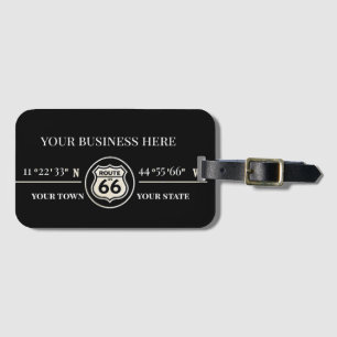 Customizable Route Highway Business ID Accessory Luggage Tag
