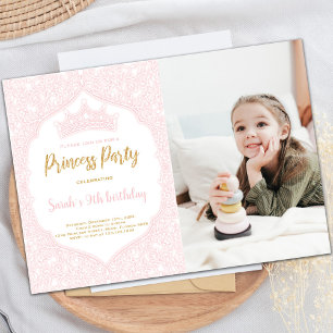 Customizable Royal Party Invitations for Kids