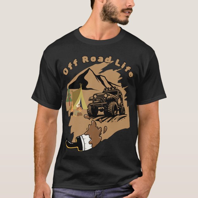 Customizable Rubicon Off-Road Adventure T-Shirt (Front)