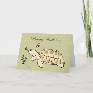 Customizable Russian Tortoise Card
