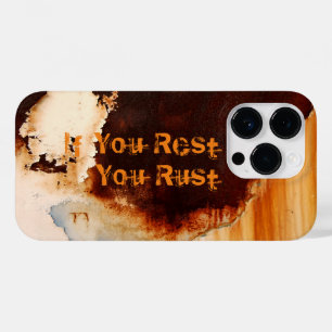 Customizable Rust Art Cool Fun Unique  Case-Mate iPhone 14 Pro Case