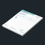 Customizable RX Pad for Doctors - Prescription Pad<br><div class="desc">Create professional prescriptions or fun gag gifts with this editable prescription notepad, perfect as a doctor gift, nurse gift, or pharmacy student present. Customize every detail like doctor's name, facility info, patient address, and date on this essential medical notepad. Ideal for real practitioners, medical office use, unique physician gifts, or...</div>