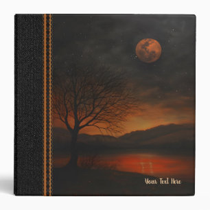 Customizable Samhain Tree Moon Binder