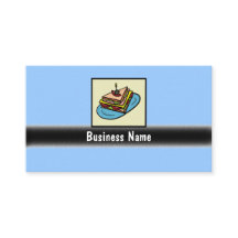 Customizable sandwich shop business cards
