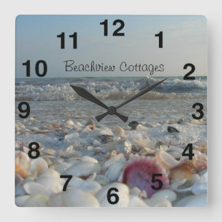 Customizable Sanibel Island Beach Clock