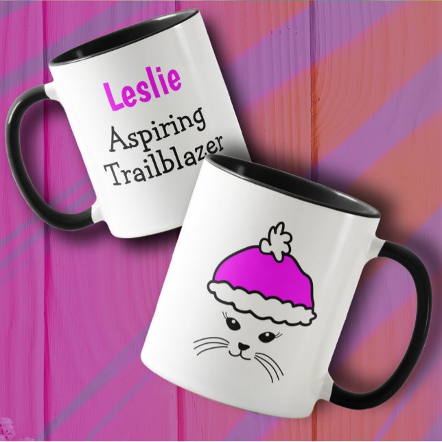 Customizable Sassy Cat Trailblazer Mug (Creator Uploaded)