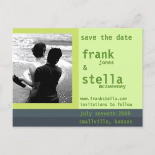 Customizable Save the Date Card